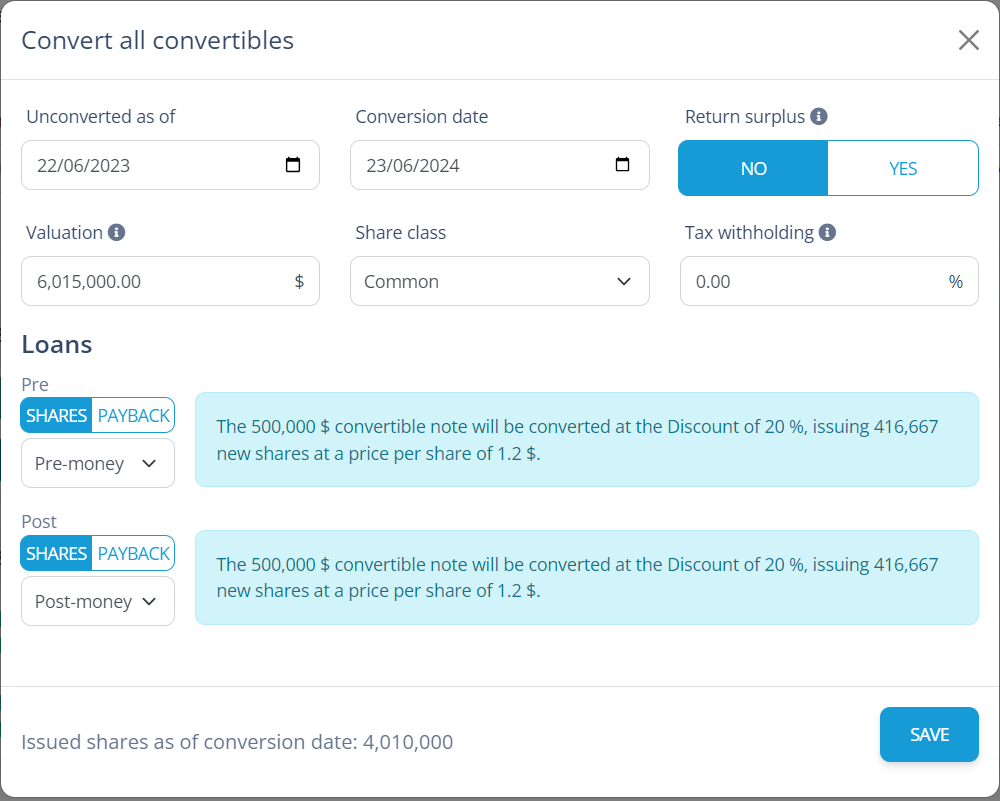 Safe converting at 6m