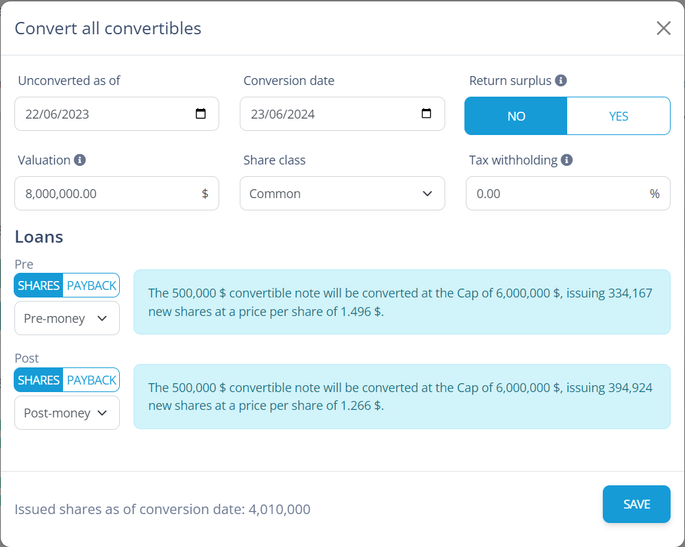 Safe converting at 8m