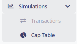 menú de simulaciones